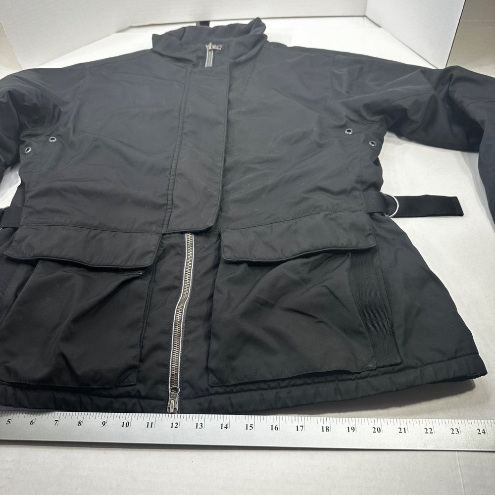 Nike Men's Size XL Zip Front Jacket Black Preowned Spots On Sleeve - Picture 11 of 16